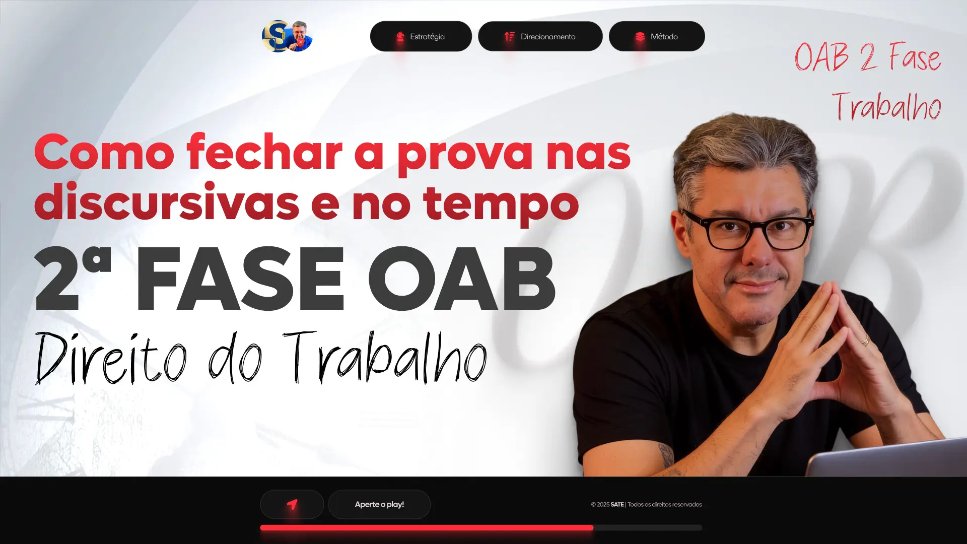 Aula 3: como fechar a prova nas discursivas e no tempo